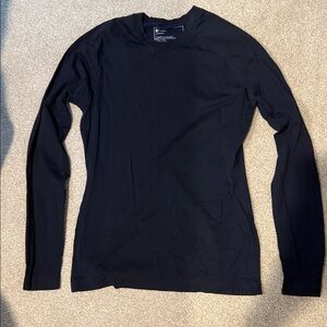 Figs Seamless Navy Blue Long Sleeve Top
